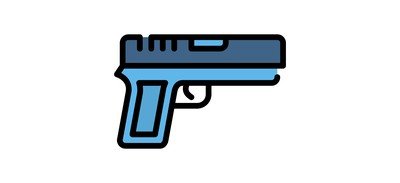 Image for Gun Pistol Weapon Cricut SVG Design