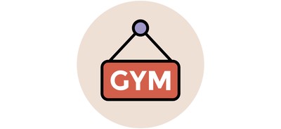 Image for Gym Signboard Sign Cricut SVG Design