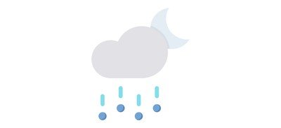 Image for Hail Stone Rain Cricut SVG Design