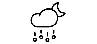 Image for Hail Stone Rain Cricut SVG Design