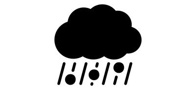 Image for Hail Rain Cloud Cricut SVG Design