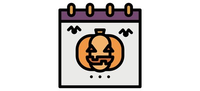 Image for Halloween Calendar Date Cricut SVG Design