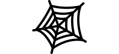 Image for Halloween Cobweb Spider Cricut SVG Design