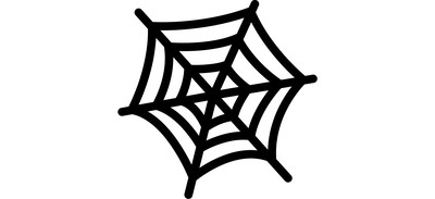 Image for Halloween Cobweb Spider Cricut SVG Design