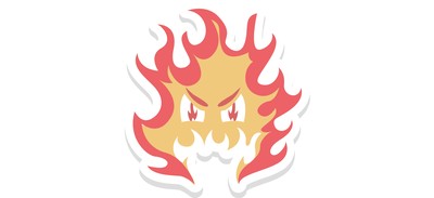 Image for Fire Ghost Horror Ghost Fire Cricut SVG Design