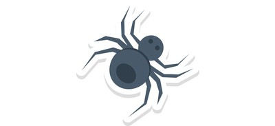 Image for Horrible Halloween Spider Spider Cricut SVG Design