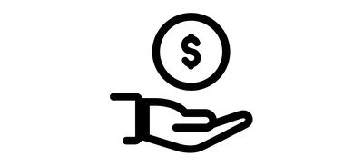 Image for Hand Money Donation Cricut SVG Design