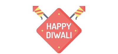 Image for Free A Happy Diwali Sign Happy Diwali Cricut SVG Design