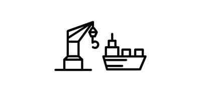 Image for Harbor Port Crane Cricut SVG Design