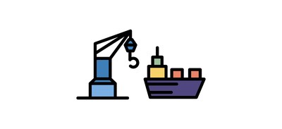 Image for Harbor Port Crane Cricut SVG Design