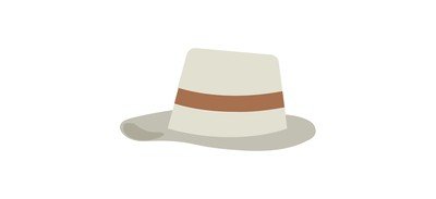 Image for Hat Summer Panama Cricut SVG Design