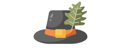 Image for Hat Thanksgiving Pilgrim Cricut SVG Design