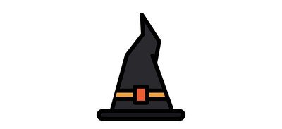 Image for Free Hat Halloween Witch Cricut SVG Design