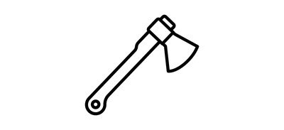 Image for Hatchet Axe Tomahawk Cricut SVG Design