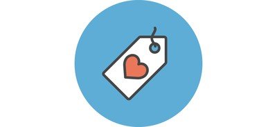 Image for Free Heart Label Tag Cricut SVG Design