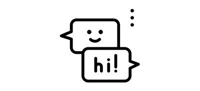 Image for Hello Message Chat Cricut SVG Design