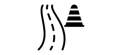 Image for Road Cone Block Cricut SVG Design