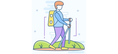 Image for Hiking Hitchhiking Backpacking Cricut SVG Design