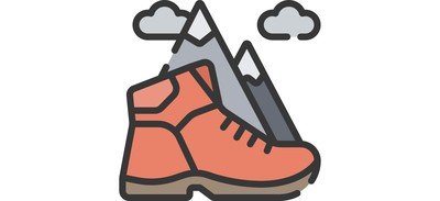 Image for Hiking Boots Pastime Cricut SVG Design