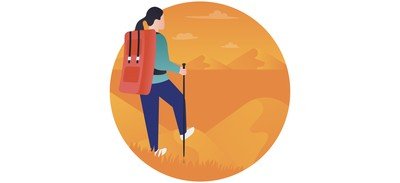 Image for Hiking Hillwalking Bushwalking Cricut SVG Design