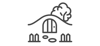 Image for Hill Hobbit House Cricut SVG Design