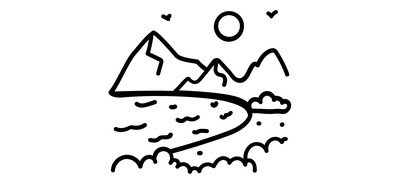 Image for Mountains Peaks Hills Cricut SVG Design