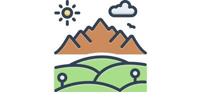 Image for Hills Mountain Forest Cricut SVG Design