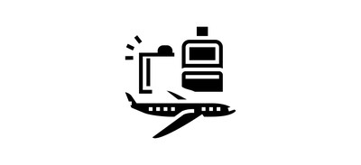 Image for Airplane Luggage Travel Cricut SVG Design