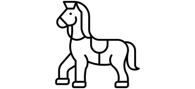 Image for Horse Riding Stallion Cricut SVG Design