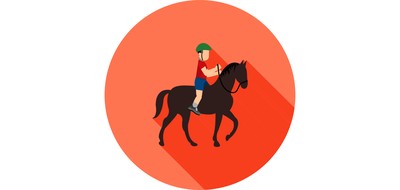 Image for Horse Rider Sport Cricut SVG Design