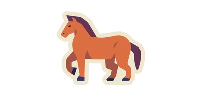 Image for Horse Animal Riding Cricut SVG Design