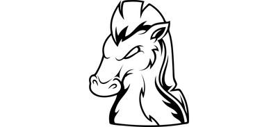 Image for Horse Angry Head Cricut SVG Design