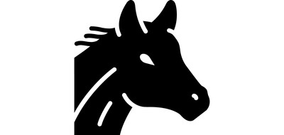 Image for Horse Running Domestic Cricut SVG Design