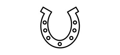 Image for Horseshoe Horse Luck Cricut SVG Design