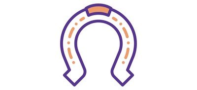 Image for Free Luck Horse Shoe Cricut SVG Design