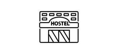 Image for Hostel Building Travel Cricut SVG Design