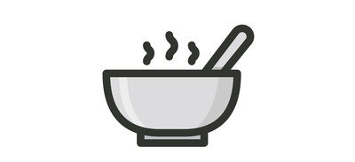 Image for Hot Soup Bowl Cricut SVG Design