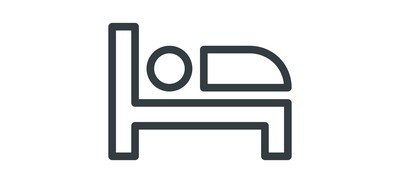 Image for Hotel Symbol Bed Cricut SVG Design