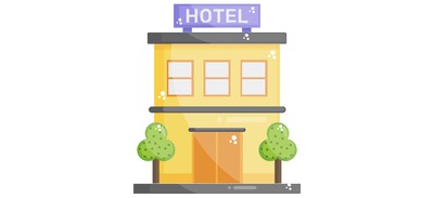 Image for Hotel Building Infrastructure Cricut SVG Design