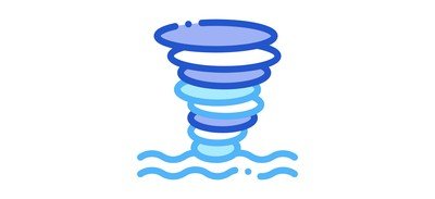 Image for Tornado Water Storm Cricut SVG Design