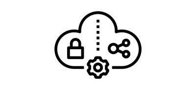 Image for Hybrid Cloud Public And Private Storage Cricut SVG Design