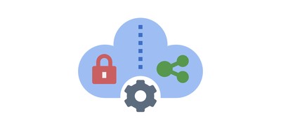 Image for Hybrid Cloud Public And Private Storage Cricut SVG Design