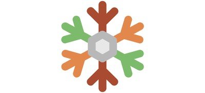 Image for Ice Flake Crystal Cricut SVG Design