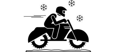 Image for Ice Speedway Motorcycle Race Cricut SVG Design