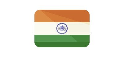 Image for India Flag Country Cricut SVG Design