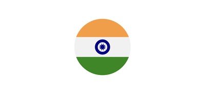 Image for India Country Flag Flag Cricut SVG Design