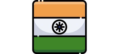 Image for Free India Country Flag Flag Cricut SVG Design