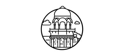 Image for India Famous Building Landmark Cricut SVG Design