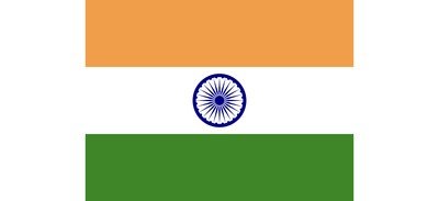 Image for Free India Flag Country Cricut SVG Design