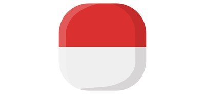 Image for Indonesia Indonesian Flag Cricut SVG Design